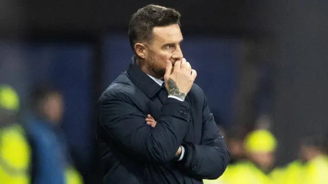 Rangers Interim Head Coach Barry Ferguson  during a William Hill Premiership match between Kilmarnock and Rangers at the BBSP Stadium Rugby Park