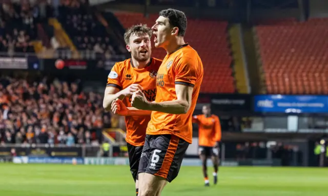 Ross Graham celebrates his early goal