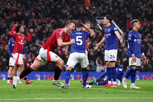 Matthijs de Ligt of Manchester United celebrates