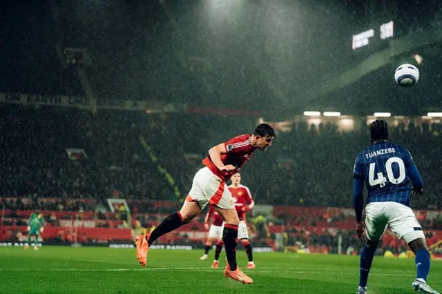 Harry Maguire of Manchester United in action