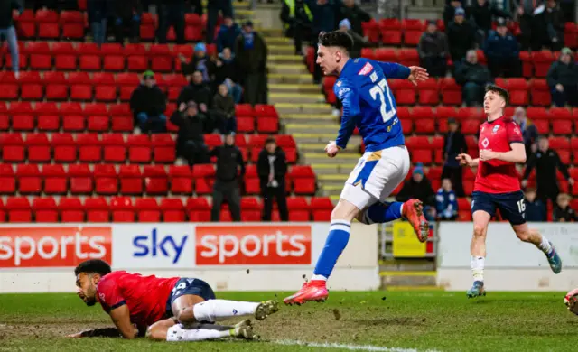 Makenzie Kirk scores for St Johnstone