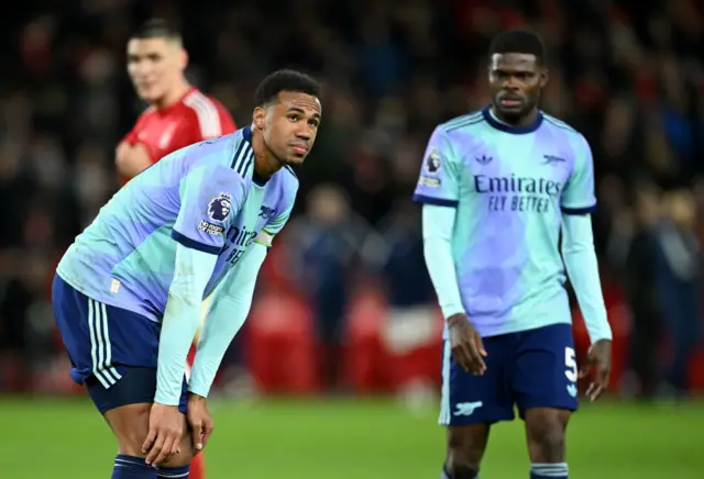 Arsenal dejected