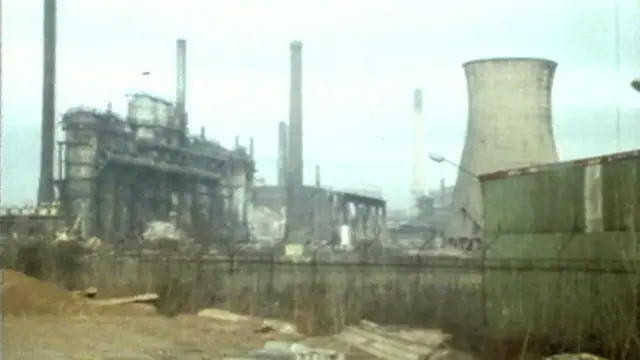 The Corby Steelworks in the 1980s