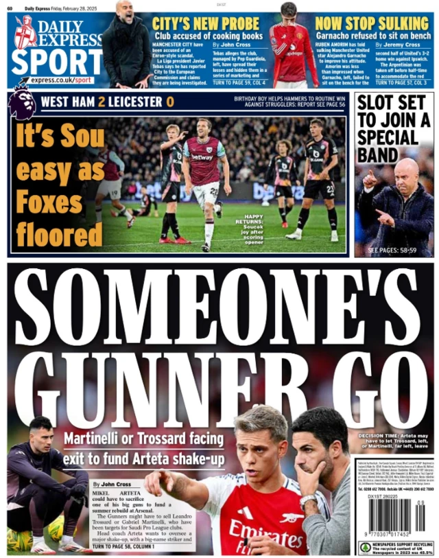 Express back page