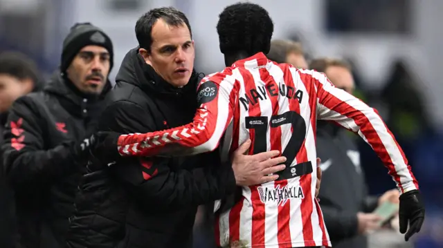 Sunderland celebrate scoring