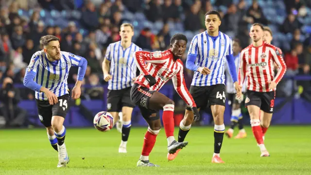 Sheffield Wednesday v Sunderland match action