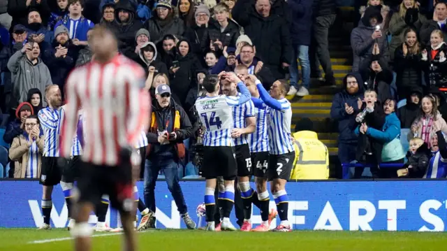 Sheffield Wednesday celebrate