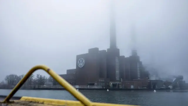 The plant of the German car maker Volkswagen (VW) is seen in Wolfsburg, Germany, 17 January 2025