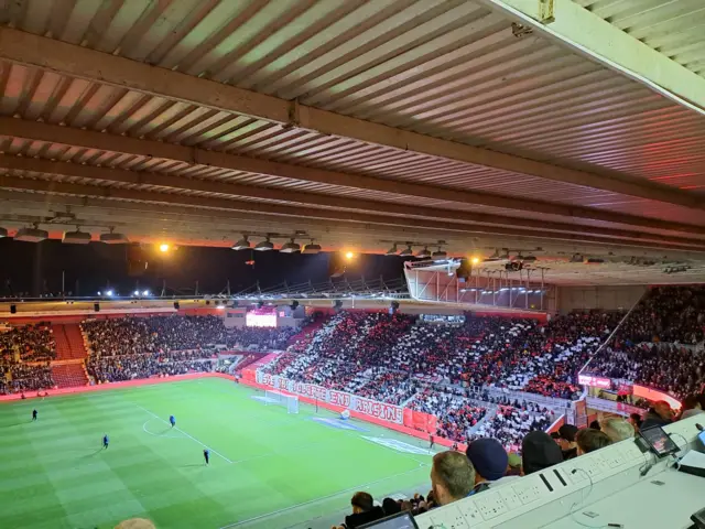 Banners and flags at Middlesbrough