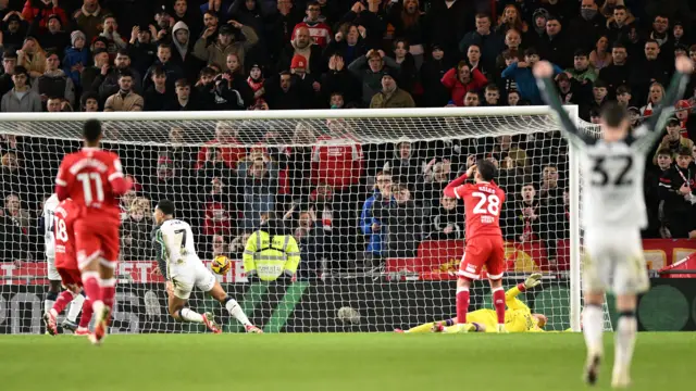 Middlesbrough's Ryan Giles has his head in his hands after scoring an own goal