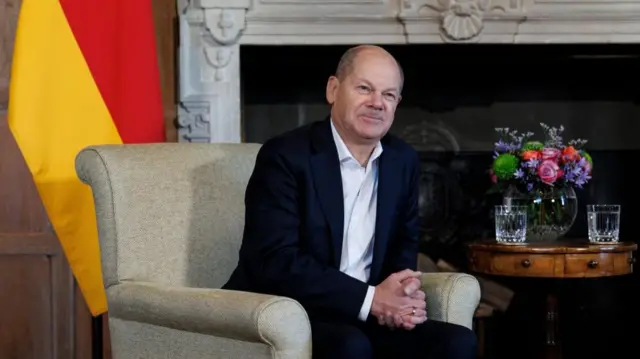 German Chancellor Olaf Scholz