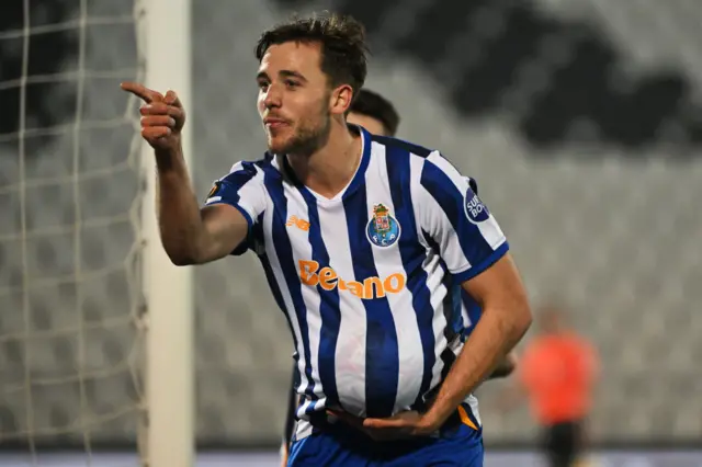 Nico Gonzalez celebrates after scoring