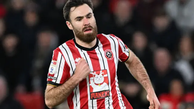 Ben Brereton Diaz in action for Sheffield United