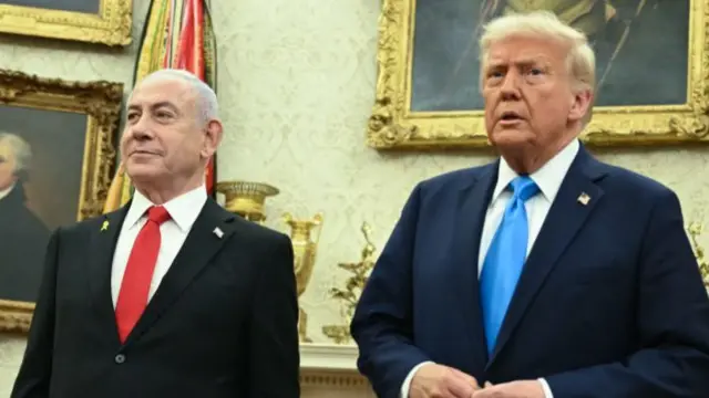 Benjamin Netanyahu and Donald Trump