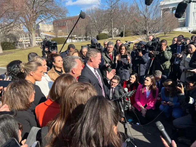 Senior White House officials talk to reporters