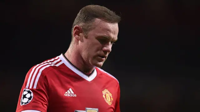 Wayne Rooney in action for Man Utd in 2015