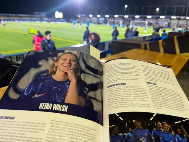Chelsea programme featuring Keira Walsh
