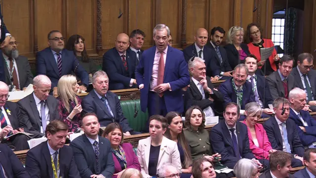 Farage at PMQs