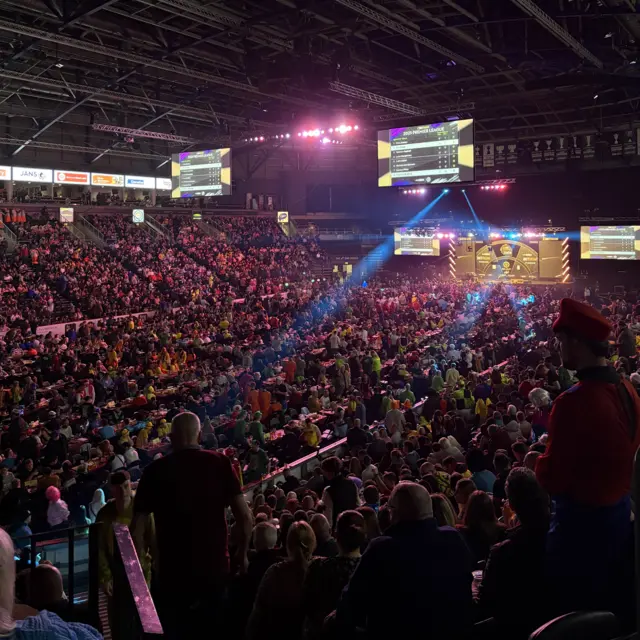 A packed Arena in Belfast