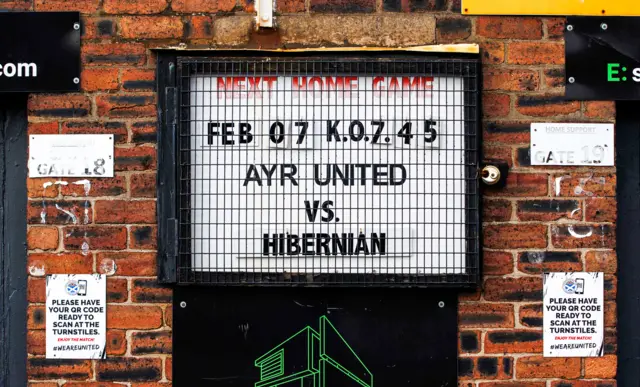 Ayr United v Hibs