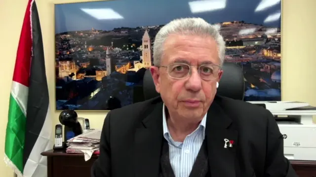 Mustafa Barghouti, secretary general of the Palestinian national initiative