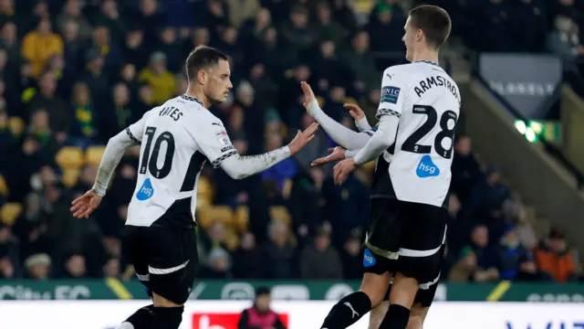 Jerry Yates celebrates his equaliser