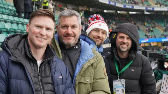 5 live team at Twickenham