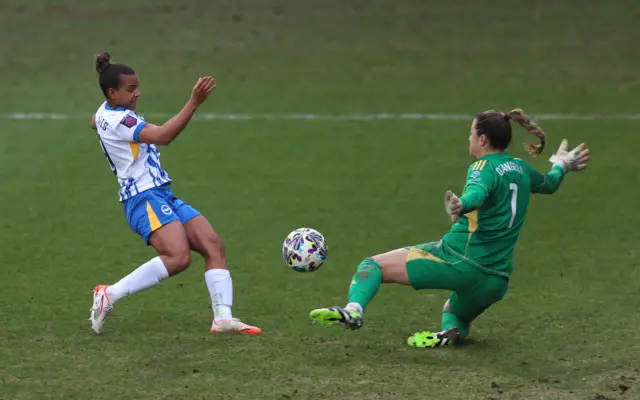 Nikita Parris scores