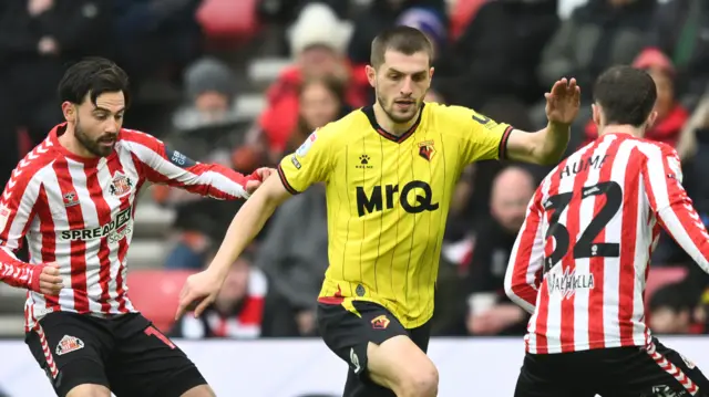 Sunderland v Watford match action