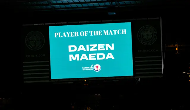 Player of the match Daizen Maeda