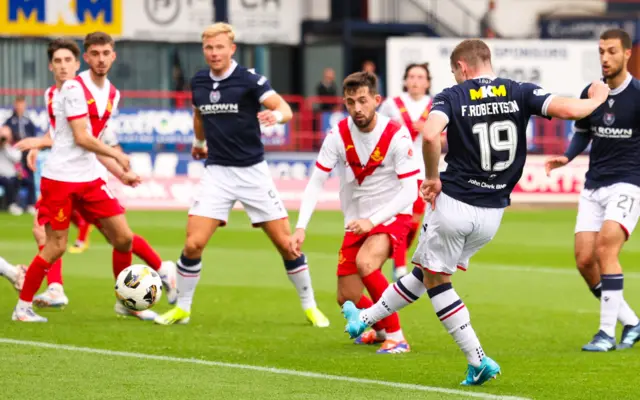 Dundee beat Airdrie 6-1 in the League Cup earlier this season