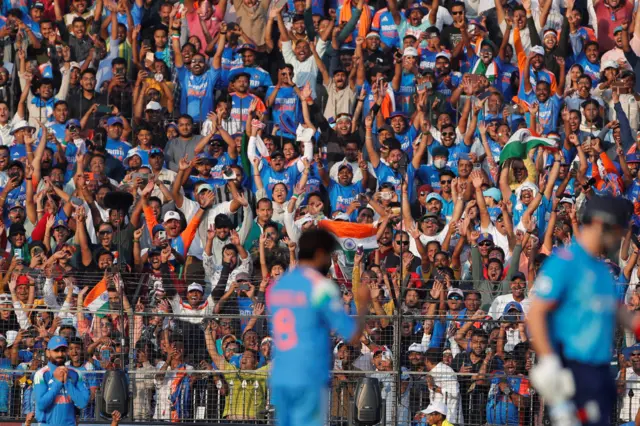 Jadeja celebrates wicket