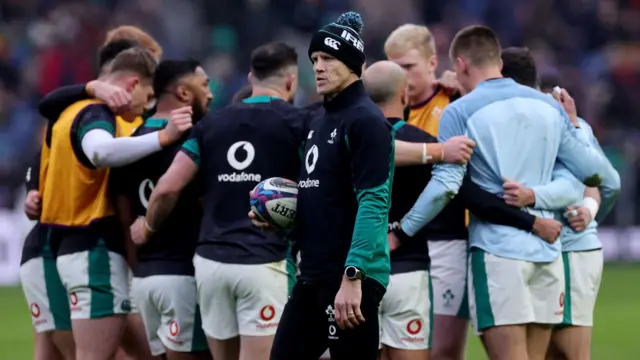 Simon Easterby looks on