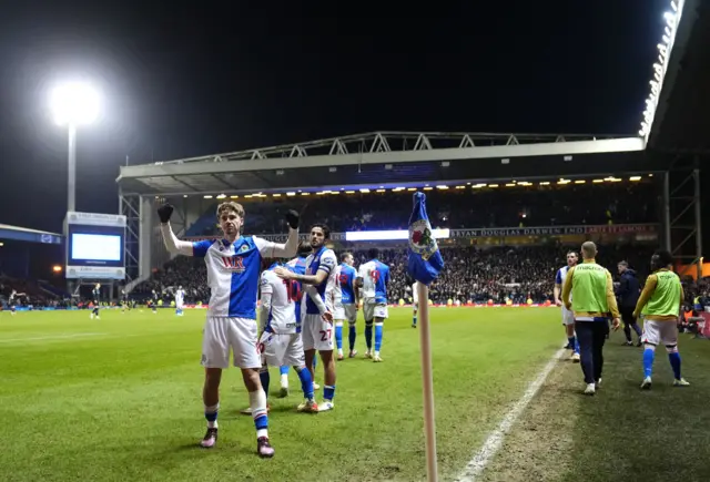 Blackburn celebrate