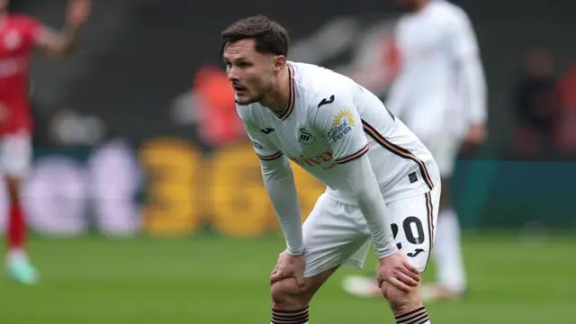 Liam Cullen of Swansea City