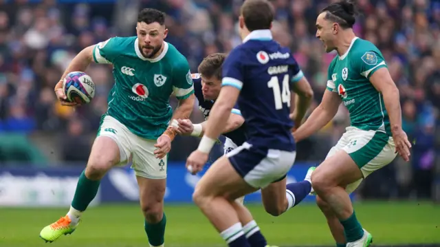 Ireland carry the ball