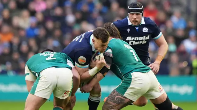 Scotland carry the ball