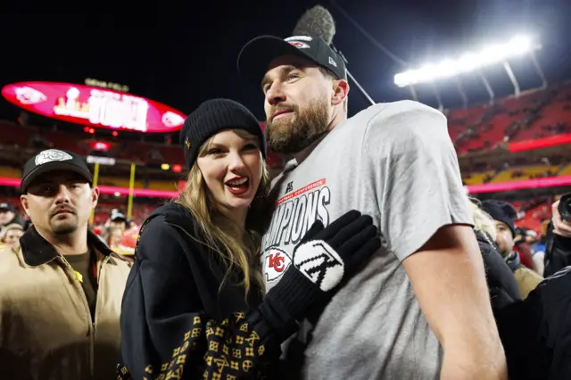 Travis Kelce and Taylor Swift