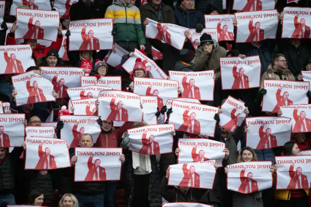 Aberdeen fans remember Jimmy Calderwood