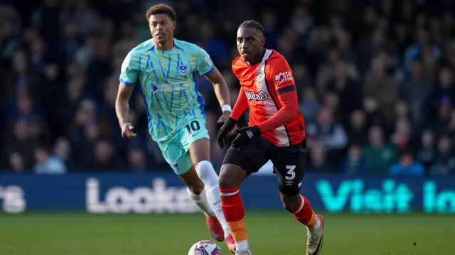 Luton v Portsmouth match action