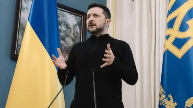 Ukrainianian President Volodymyr Zelensky