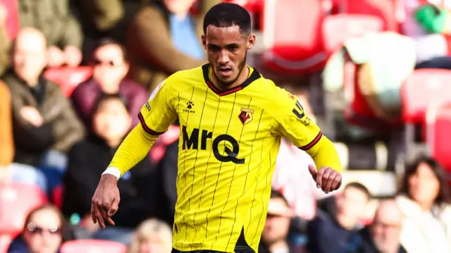 Tom Ince playing for Watford