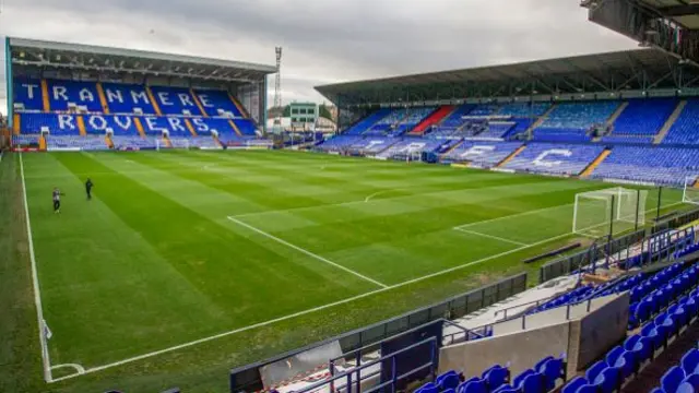 Tranmere Rovers stadium Prenton Park