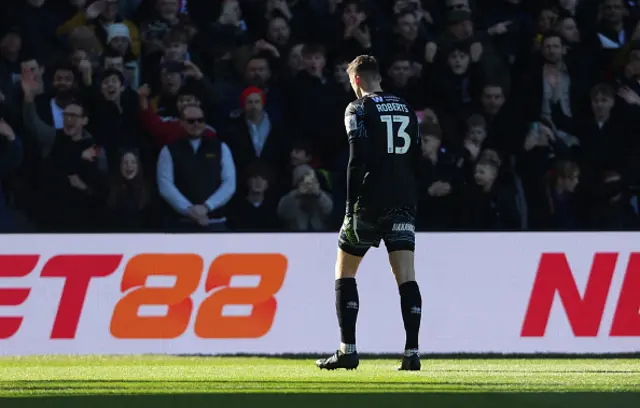 Millwall's Liam Roberts walks off