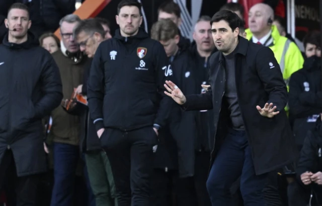 AFC Bournemouth manager Andoni Iraola