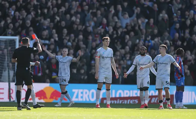 Casper de Norre, Jake Cooper, Japhet Tanganga and Camiel Neghli of Millwall react