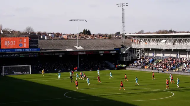 Luton v Portsmouth match action