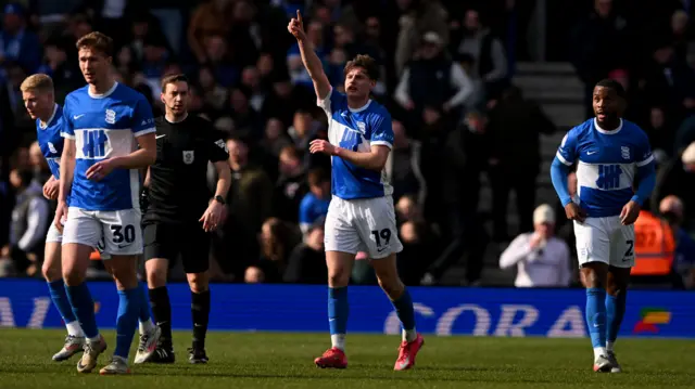 Taylor Gardner-Hickman celebrates scoring against Wycombe