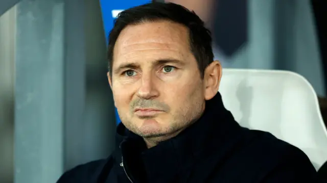 Frank Lampard on the touchline