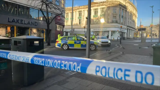 Police on Friar Lane